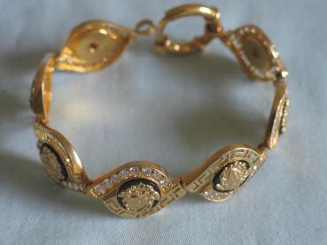 Fantastisches Schmuckarmband "Medusa" aus 21 kt Gold, Länge 17,5 cm