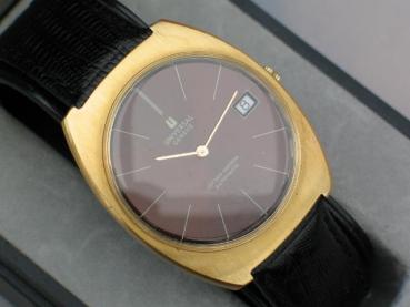 Vintage Universal Geneve Golden Shadow, Automatik, 750er Gold Herrenuhr