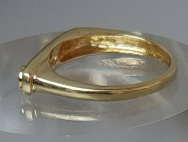 Preview: Diamantring aus 585er Gelbgold mit 0.15 ct. Größe 55, Gewicht: 3,5g