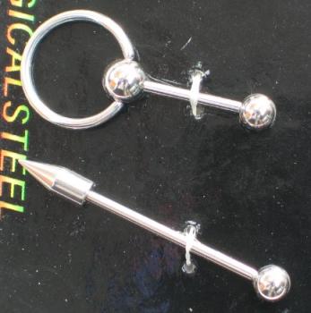 Preview: Body Piercing Set, 12 Teile, 316l Surgial Steel