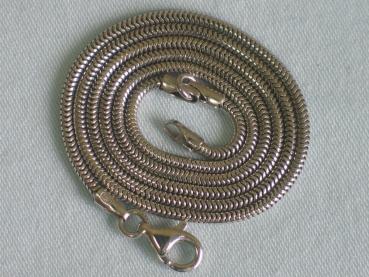Schlangenhalskette aus 925er Sterlingsilber, Länge 42,8 cm, Gewicht: 4,4g