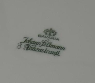 Vintage: Einzelgedeck J. Seltmann Vohenstrauß Kaffeetasse, Unterteller, Kuchenteller Goldrand