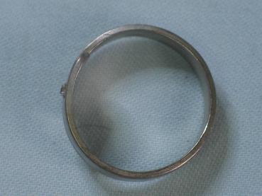 Preview: Ring aus 925er Sterlingsilber mit Schmuckstein, Größe 56 Gewicht: ca. 3,7 Gramm