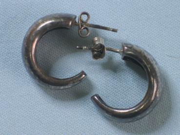 Ohrstecker Halbcreolen aus 925er Sterlingsilber Gewicht: ca. 5,9 Gramm