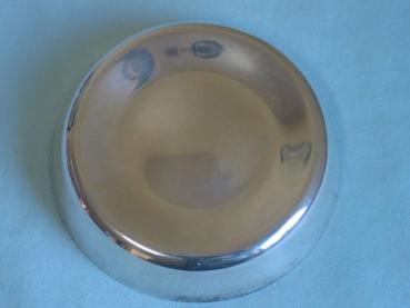 Preview: Kleine Schale von Georg Jensen aus 925er Sterlingsilber mit brauner Keramikplatte Gewicht: ca. 59,3 Gramm