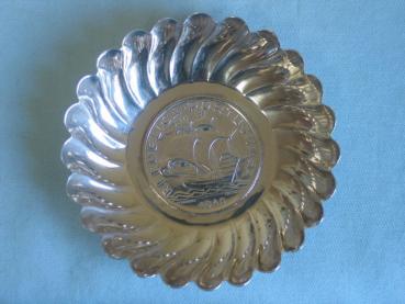 Münzboden Zierschälchen aus 800er Silber - Nachprägung 10 Escudos - Portugal 1940 Gewicht: 30,9g