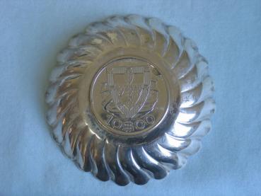 Münzboden Zierschälchen aus 800er Silber - Nachprägung 10 Escudos - Portugal 1940 Gewicht: 30,9g
