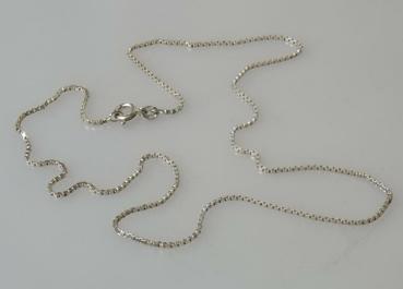 Venezianer Halskette aus 835er Silber, Länge 45 cm, Gewicht: 3,4g