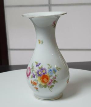 Vintage Blumenvase Rosenthal -Flower- mit Goldrand