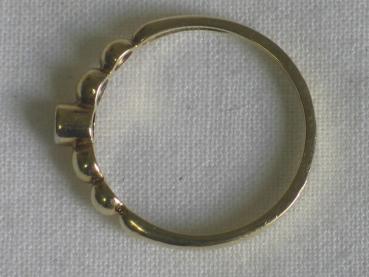Diamantring (Solitär) aus 585er Gold, Größe 53, Gewicht: 1,9g
