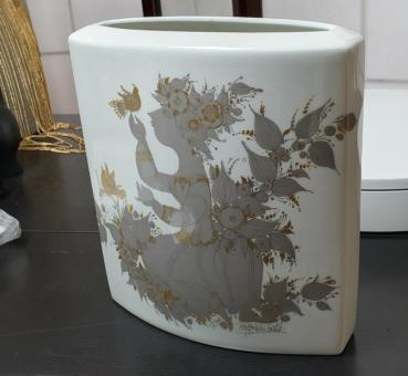 Vintage Große Rosenthal Vase -Prinzessin Oriental- goldverzierung - Rosenthal Studio Linie Björn Wiinblad