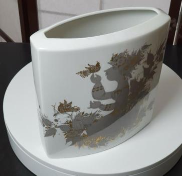 Vintage Große Rosenthal Vase -Prinzessin Oriental- goldverzierung - Rosenthal Studio Linie Björn Wiinblad