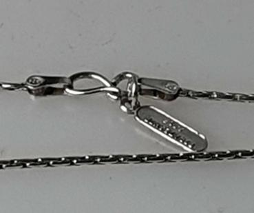 Flechtkette aus 925er Sterlingsilber, Länge 41 cm, Gewicht: 3,7g