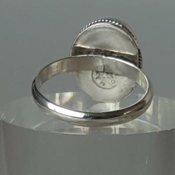 Preview: Hämatit Silberring aus 925er Sterlingsilber, Größe 66, Gewicht: 7,1g