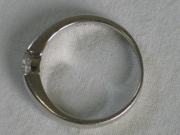 Ring aus 925er Sterlingsilber mit Schmuckstein, Größe 63 Gewicht: ca. 5,9 Gramm