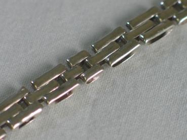 Armband im Mauerdesign aus 925er Sterlingsilber, Länge 19 cm Gewicht: ca. 11,2 Gramm