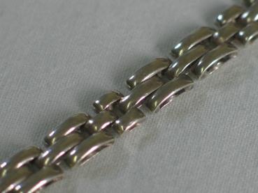 Armband im Mauerdesign aus 925er Sterlingsilber, Länge 19 cm Gewicht: ca. 11,2 Gramm