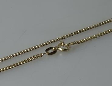 Panzerhalskette aus 333er Gelbgold, Länge 40 cm, Gewicht: 3,3g