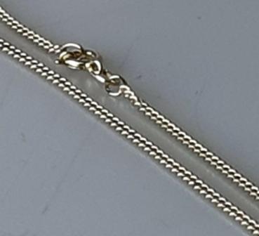 Panzerhalskette aus 333er Gelbgold, Länge 40 cm, Gewicht: 3,3g