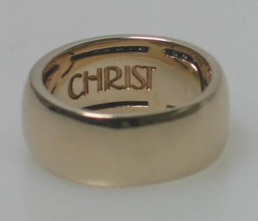 Preview: Christ Diamantring mit 99 Diamanten, 0.60 ct., 585er Gelbgold, Größe 56, Gewicht: 12,4g