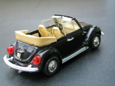 Preview: Polistil Volkswagen VW Käfer 1303 Cabrio, S220, schwarz, 1:25