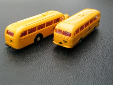 Brekina 2x Mercedes-Benz Postbus "100 Jahre Automobil" 1:87 H0