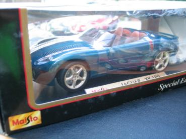 Maisto Jaguar XK 180 Roadster -Special Edition-, metallic blue, 1:18 in OVP