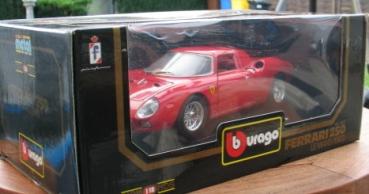 Bburago Ferrari 250 Le Mans (1965), rot, 1:18 in OVP
