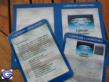 Preview: Natürlicher Diamant im Brillantschliff. 0.79 ct / si2 mit LGL Diamond Report