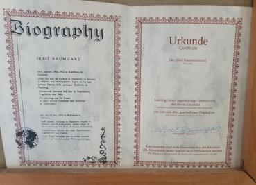 Ölgemälde "Flußlandschaft" Horst Baumgart, mit Zertifikat Schätzpreis 1.000,- EUR