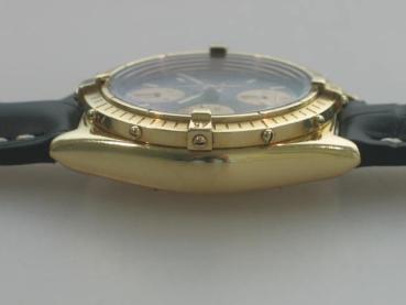 Breitling Chronomat, 750er Gold mit Lederband, Ref. 81950