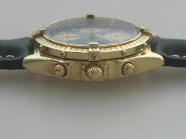 Breitling Chronomat, 750er Gold mit Lederband, Ref. 81950