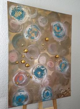"Harmonie der Elemente", Collage, Künstlerin: Britta S., Schätzpreis: 240,- €