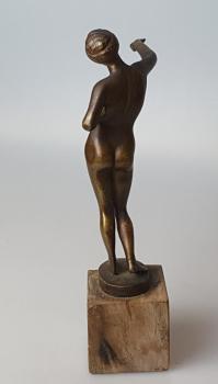 Bronzeskulptur "Frauenakt" von Wilhelm Schaffert