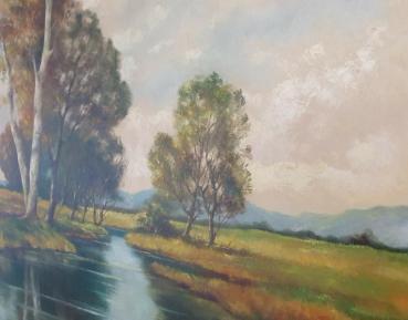 Ölgemälde "Landschaft" unbekannter Maler, Schätzpreis 1.000,- EUR