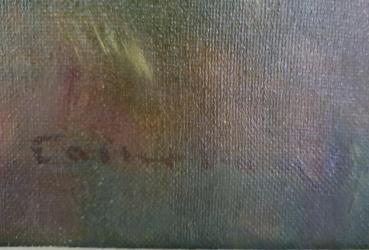 Ölgemälde "Landschaft" unbekannter Maler, Schätzpreis 1.000,- EUR