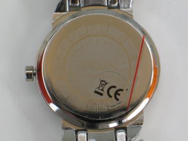 Preview: Excellanc Damenuhr mit Metallarmband, silberfarben