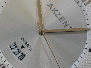 Akzent Herrenuhr mit Kunstlederband