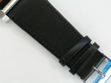 Preview: Sportline Herrenuhr mit Lederband schwarz