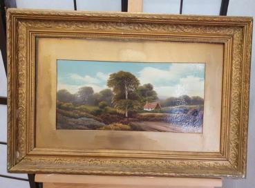 "Idylle", unbekannter Künstler - Schätzpreis 120,- EUR (2)