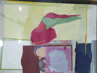 Künstler: Ole Fischer "ohne Titel", Abstrakt 1, Schätzpreis 2.640,- €