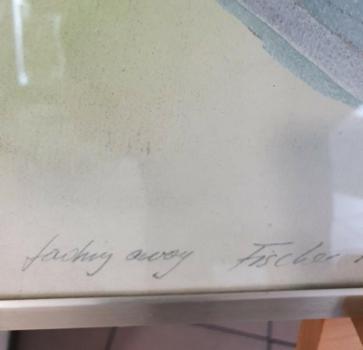 Künstler: Ole Fischer "Fading Away", Abstrakt 2, Schätzpreis 3.740.- €