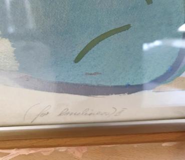 Künstler: Ole Fischer "Fading Away", Abstrakt 2, Schätzpreis 3.740.- €