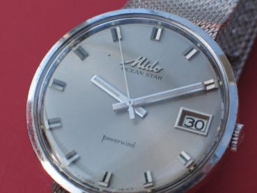 Preview: Mido Commander Automatic Datoday mit Milanaiseband, Chronometer Edelstahl Originalbox