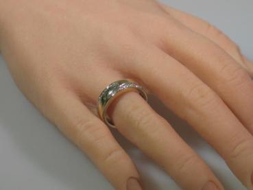 Preview: Diamantring mit 0.50 ct. aus 375 Gelbgold, Größe 52, Gewicht: 4,7g