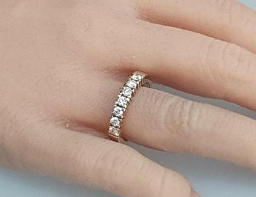 Christ Diamantring mit 0.35 ct. aus 585er Gold, Größe: 54, Gewicht: 4,1g