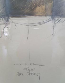 3x Farbzeichnungen betitelt, im Rahmen, unbekannter Künstler - Schätzpreis 1.080,- EUR