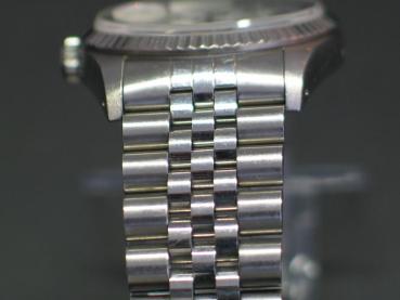 Rolex Datejust 36, White Roman Dial Weißgoldlünette Jubilee Armband, Ref. 16234