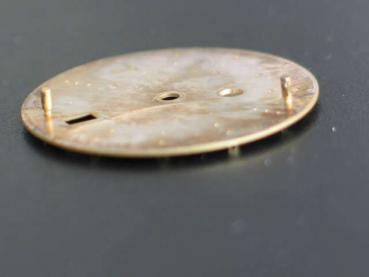 Original goldfarbenes Zifferblatt für Rolex Herren Datejust 36 mm in Alubox