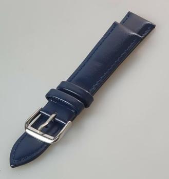 Leder Uhrenband blau, Stegbreite: 13 mm